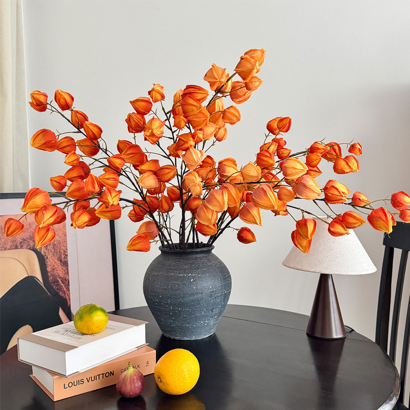 Wedding Floral Supply - Artificial 1m Lantern Flower Branch Wedding