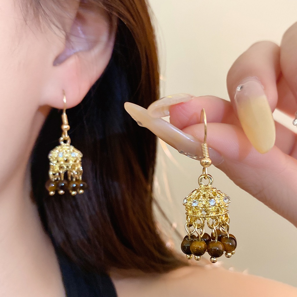 Boho Jhumka Bell‑Shaped Dangle - đánh giá và giá Indian Wedding Supply