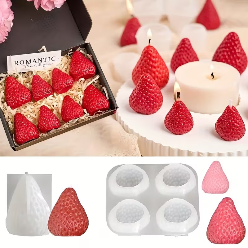 Strawberry Silicone Candle Mol - đánh giá và giá Unity Candle Set