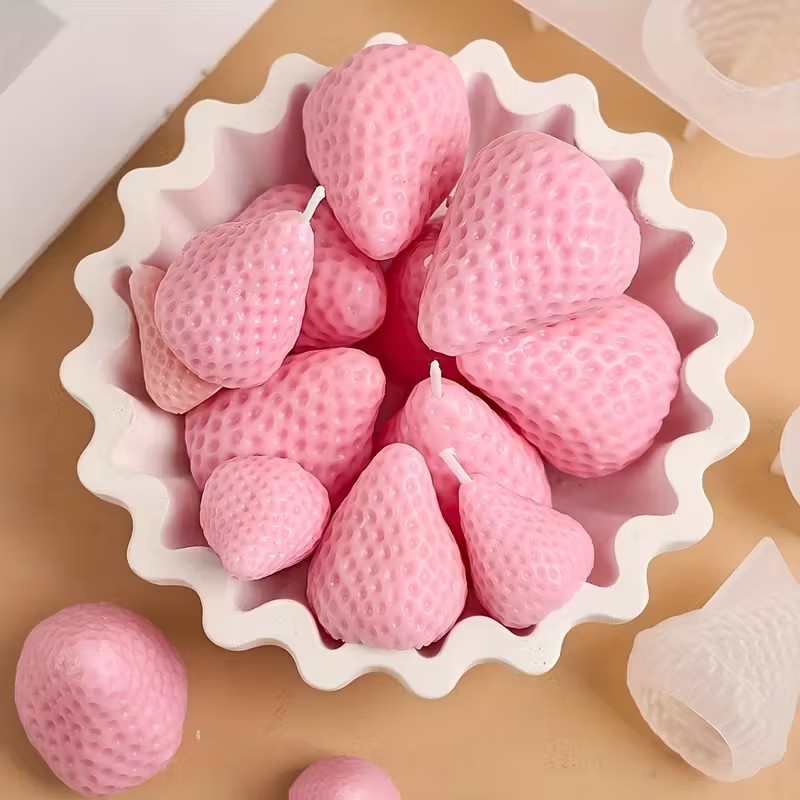 Strawberry Silicone Candle Mol - đánh giá và giá Unity Candle Set