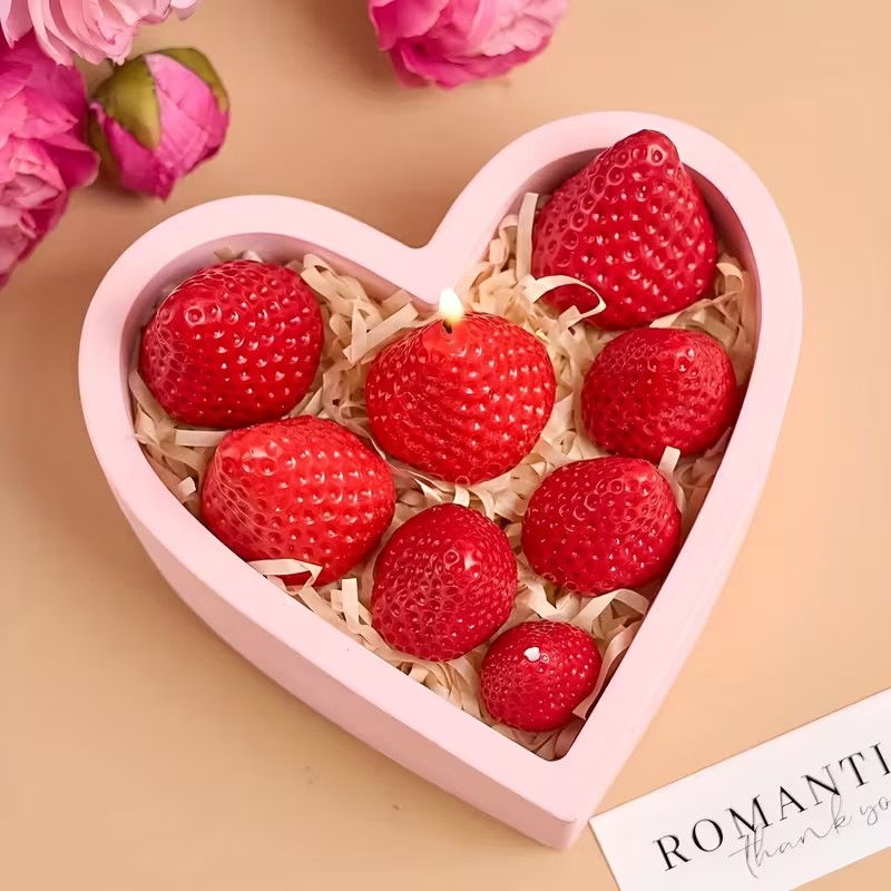 Strawberry Silicone Candle Mol - đánh giá và giá Unity Candle Set