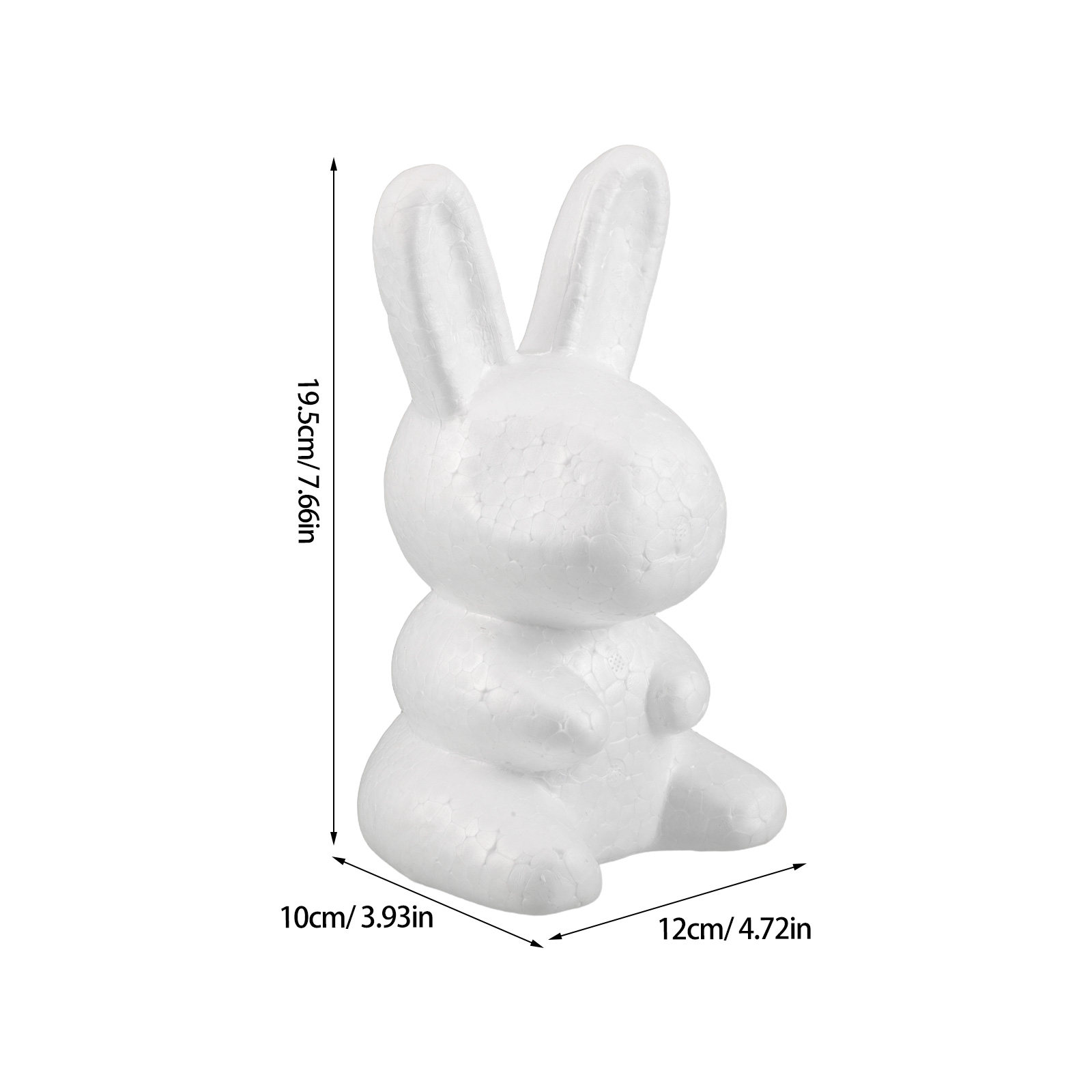 3Pcs White Foam Bunny DIY Scul - đánh giá và giá Wedding Floral Supply