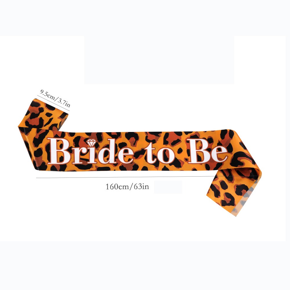 1 Piece Bride To Be Sash Leopa - đánh giá và giá Bride Tribe Sash