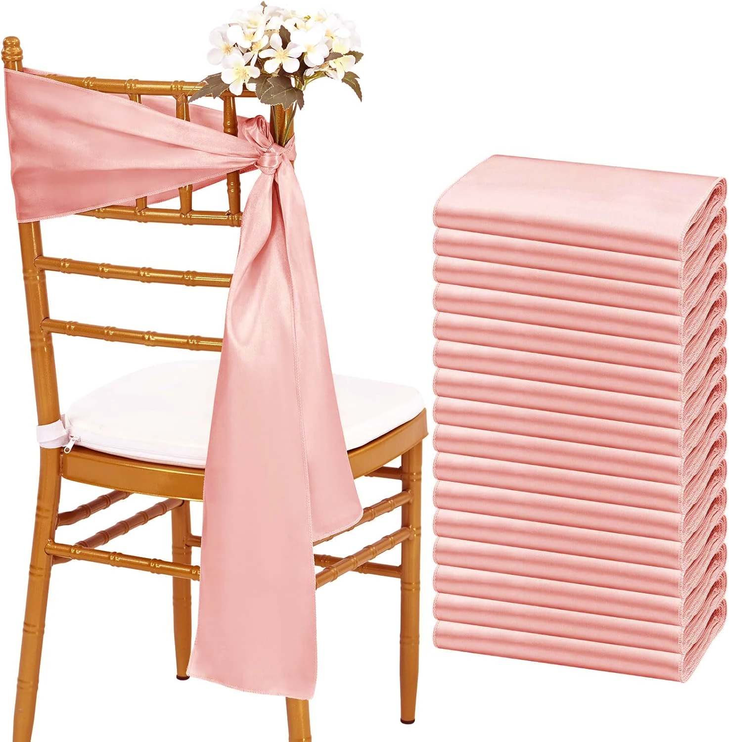 Wholesale 10/50pcs Satin Chair - đánh giá và giá Wedding Supply Wholesale