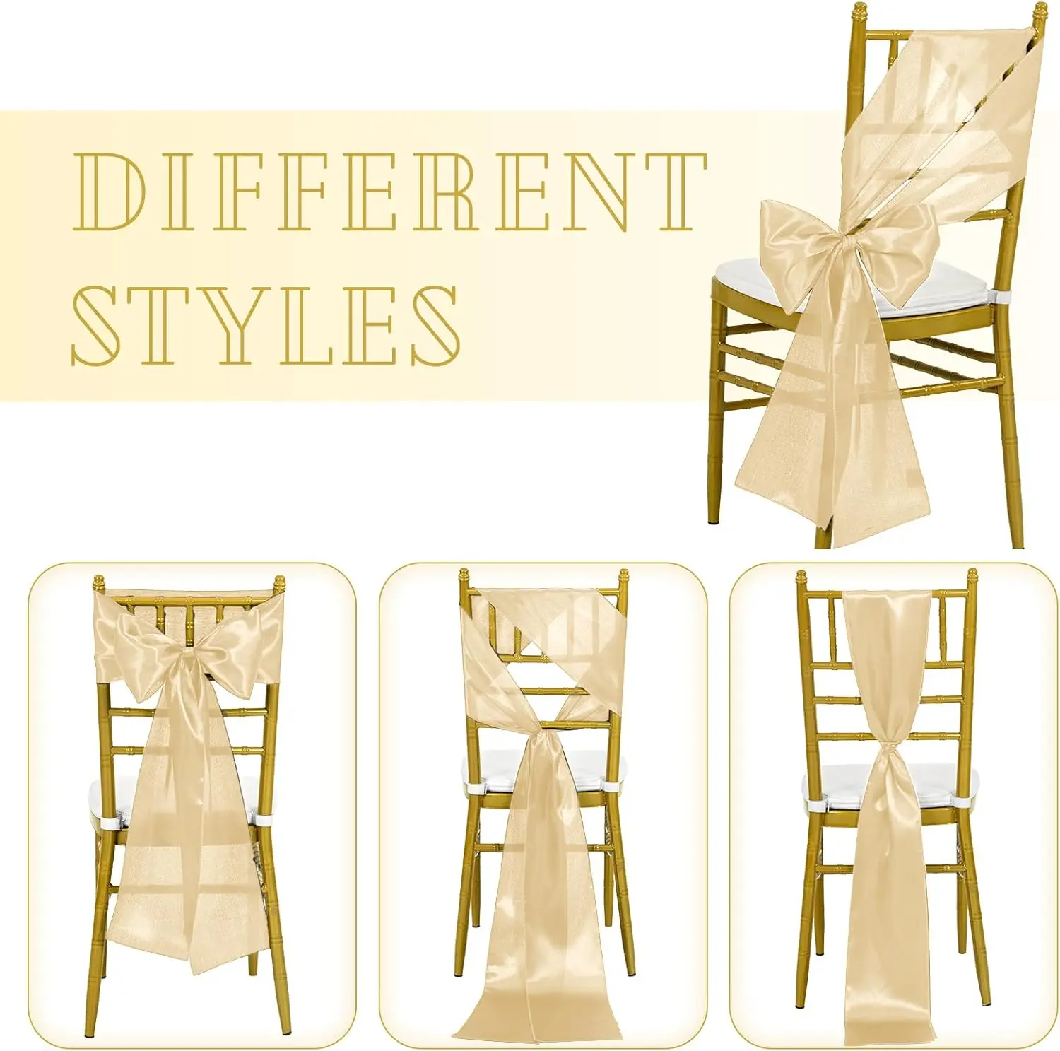 Wholesale 10/50pcs Satin Chair - đánh giá và giá Wedding Supply Wholesale