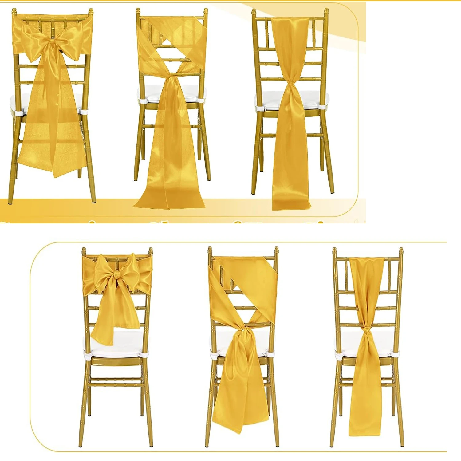 Wholesale 10/50pcs Satin Chair - đánh giá và giá Wedding Supply Wholesale