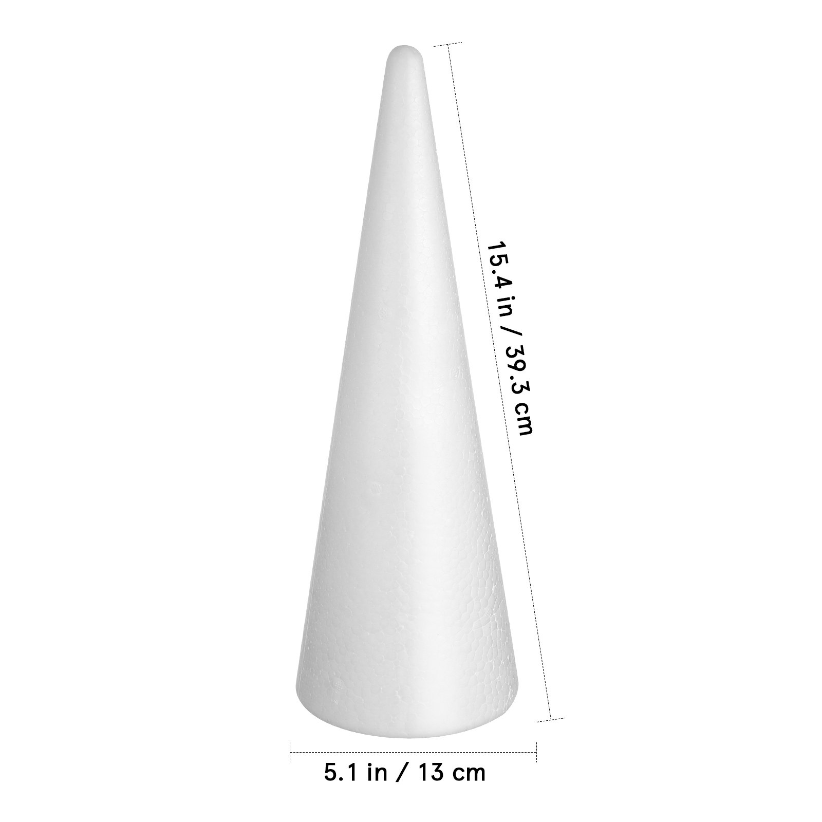 2Pcs Foam Cone White Cone Shap - đánh giá và giá Wedding Floral Supply