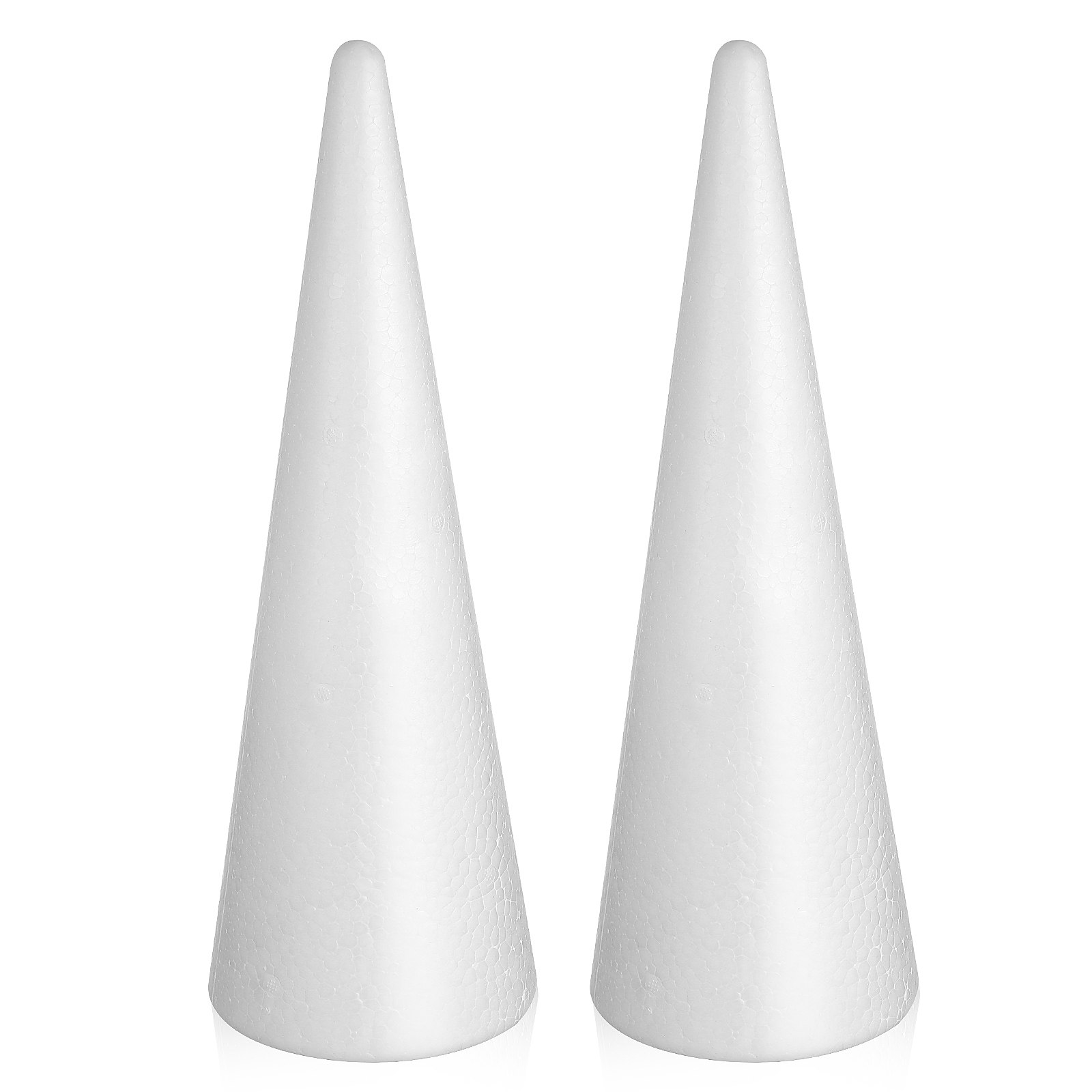 2Pcs Foam Cone White Cone Shap - đánh giá và giá Wedding Floral Supply