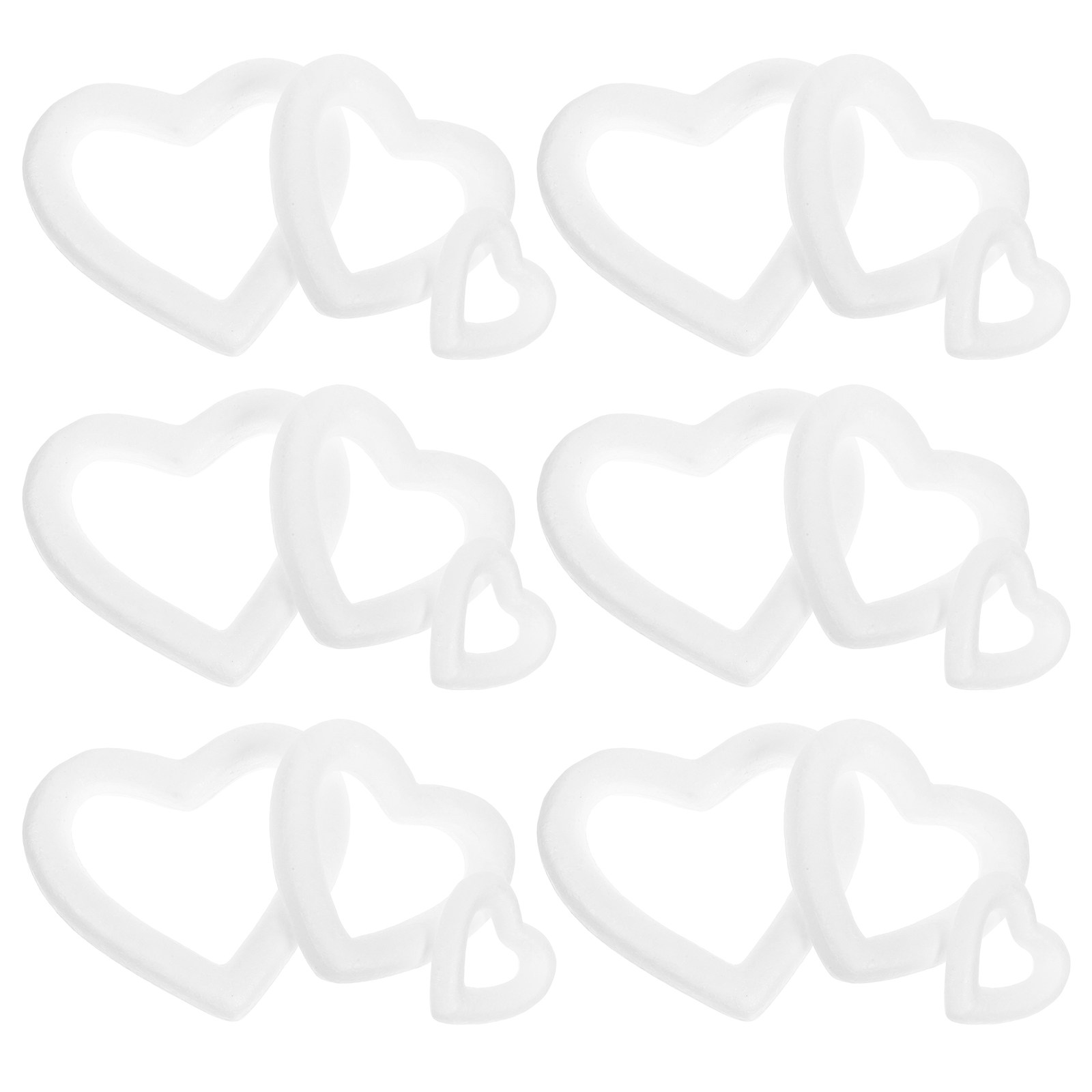 18Pcs Heart Foam Wreath Form C - đánh giá và giá Wedding Floral Supply