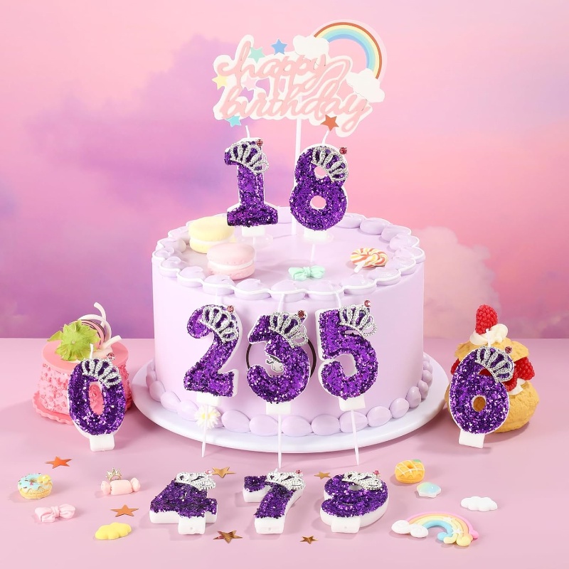 New 0-9 Number Birthday Candle - đánh giá và giá Unity Candle Set