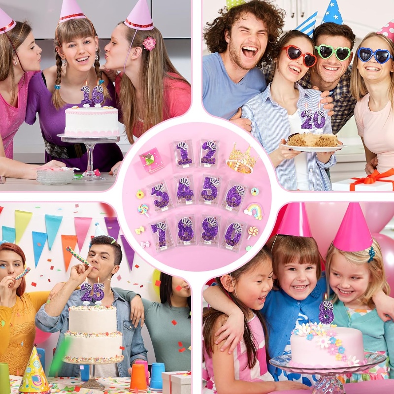 New 0-9 Number Birthday Candle - đánh giá và giá Unity Candle Set