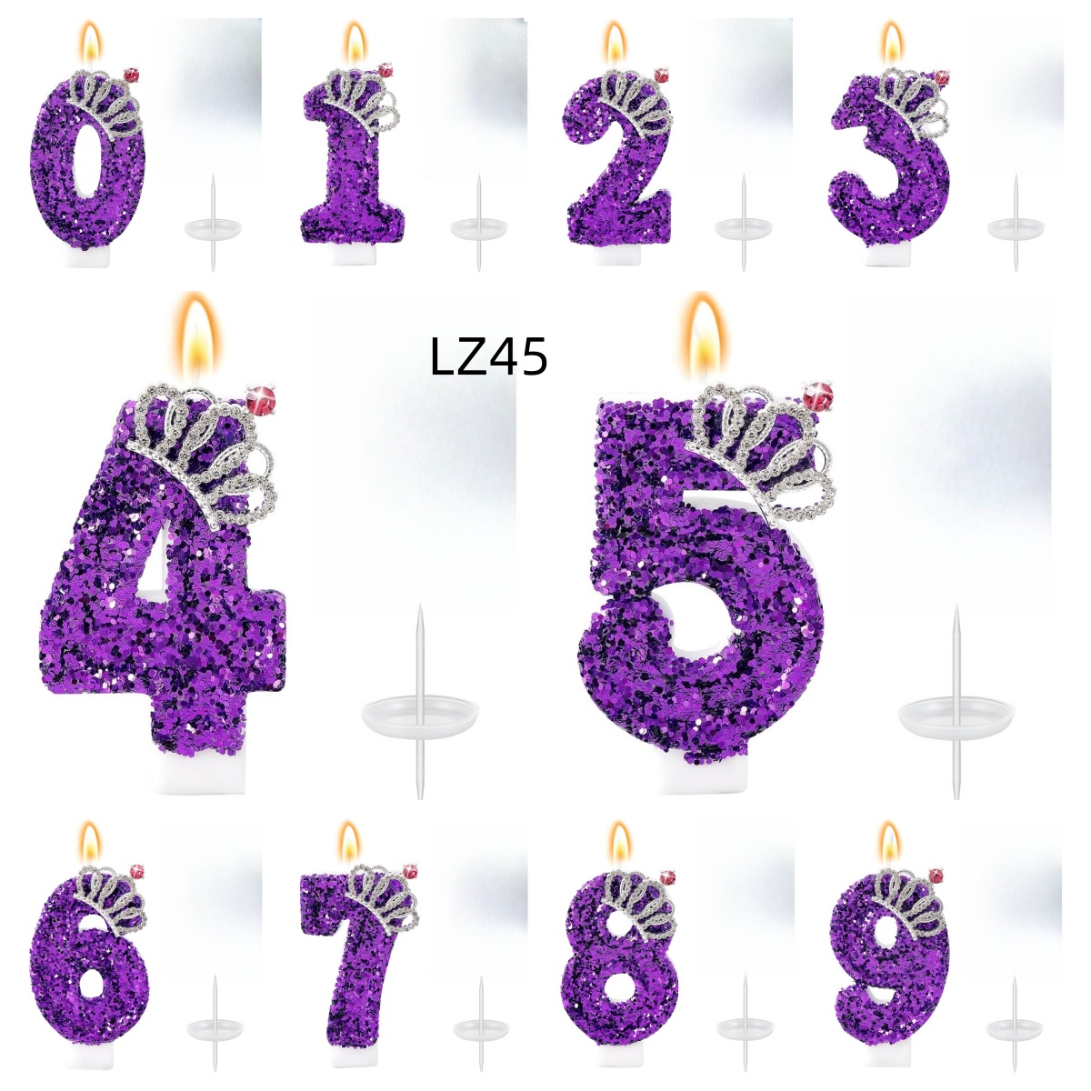 New 0-9 Number Birthday Candle - đánh giá và giá Unity Candle Set